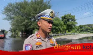 Akses Porong Lumpuh Akibat Genangan, Polisi Imbau Warga Hindari Jalan Raya Porong