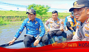Hujan Deras Sebabkan Sungai Meluap, Jalan Nasional Porong-Tanggulangin Terendam,Bupati Usulkan Peninggian Jalan