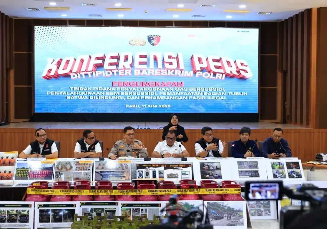 Bareskrim Polri Ungkap 5 Kasus Besar Penyalahgunaan BBM dan Gas Subsidi di Berbagai Daerah