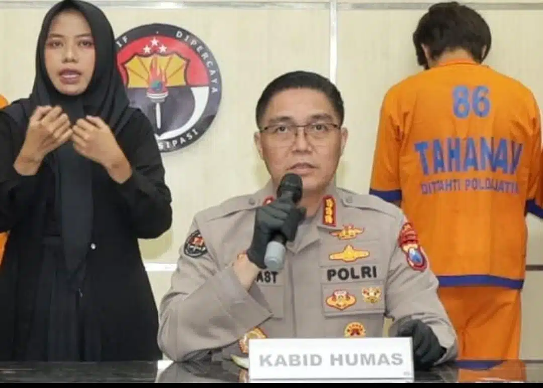 Polda Jatim Amankan Tersangka Bisnis Konten Pornografi Anak Melalui Media Sosial