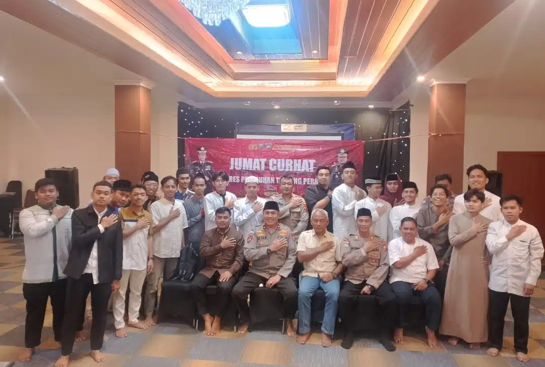 Jumat Curhat Polres Pelabuhan Tanjung Perak Ajak Mahasiswa Jadi Polisi Bagi Diri Sendiri