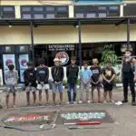 Patroli Perintis Presisi Satsamapta Polres Tanjung Perak Gagalkan Aksi Tawuran, 8 Remaja Diamankan