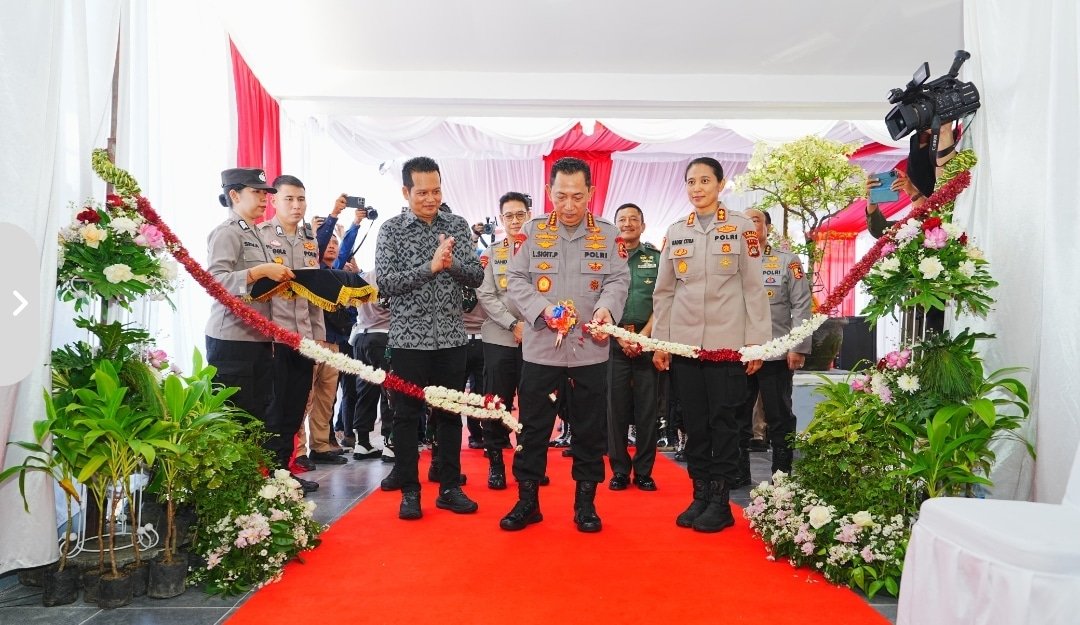 Kapolri Resmikan SPPG Polres Jembrana, Komitmen Sukseskan Program MBG