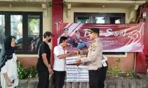 Sambut Hari Bhayangkara ke-79, Polsek Asemrowo Gelar Bhakti Sosial untuk Warga