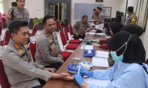Setetes Darah untuk Kemanusiaan, Polres Probolinggo Gelar Donor Darah di Hari Bhayangkara ke-79