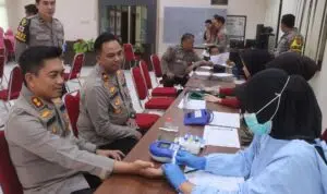 Setetes Darah untuk Kemanusiaan, Polres Probolinggo Gelar Donor Darah di Hari Bhayangkara ke-79
