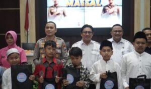 Antusias Puluhan Anak Ikut Khitan Massal Gratis Polres Pacitan di Hari Bhayangkara ke – 79