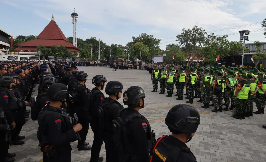 Polrestabes Surabaya Siapkan Ribuan Personel Gabungan Kawal Pengesahan Warga Baru PSHT