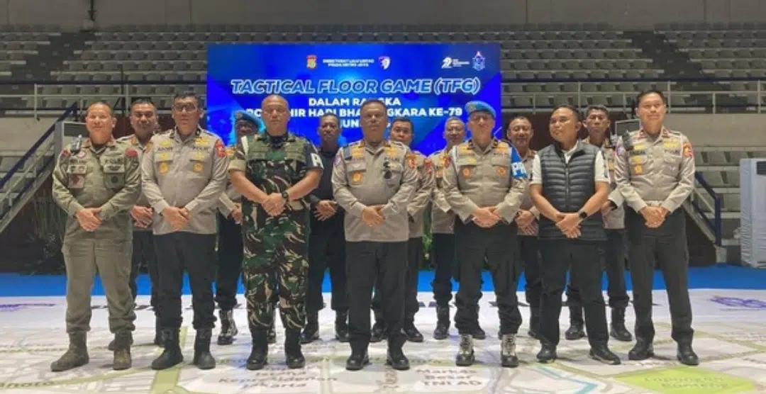 Polri Gelar Simulasi Keamanan Jelang Peringatan Puncak Hari Bhayangkara ke-79