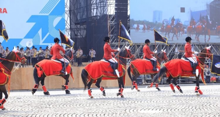 Hari Bhayangkara Ke-79 : Motor Layang, Pasukan Turangga, dan K9 Akan Meriahkan Hari Bhayangkara ke-79 di Monas