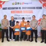 Kolaborasi Polres Kediri Kota Bersama RS Bhayangkara dan BTN Gelar Khitanan Gratis di Hari Bhayangkara ke -79