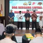HUT Bhayangkara ke-79, Polres Pelabuhan Tanjung Perak Gelar Doa Bersama Lintas Agama untuk Pererat Persatuan