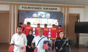 Polrestabes Surabaya Ungkap Kasus Pengeroyokan Bermotif Dendam Antar Kelompok Silat