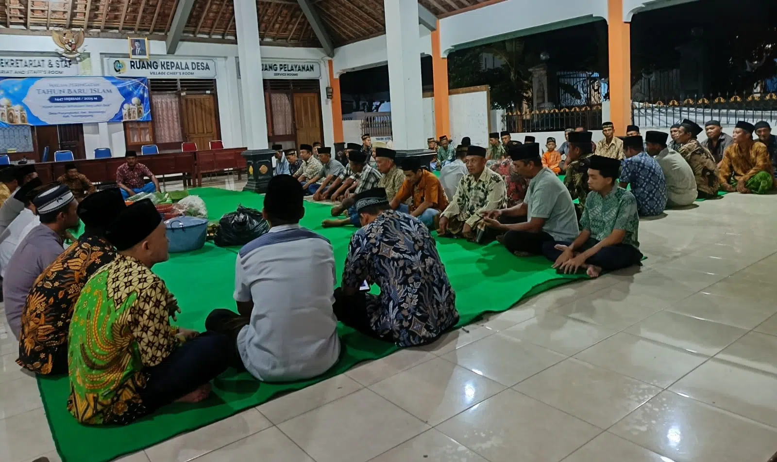 Malam Tasyakuran di Desa Pucung Kidul Kecamatan Boyolangu