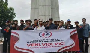 Sambo Surabaya All Out! Fajar Budianto lepas Empat belas Atlet untuk Porprov IX Jatim 2025