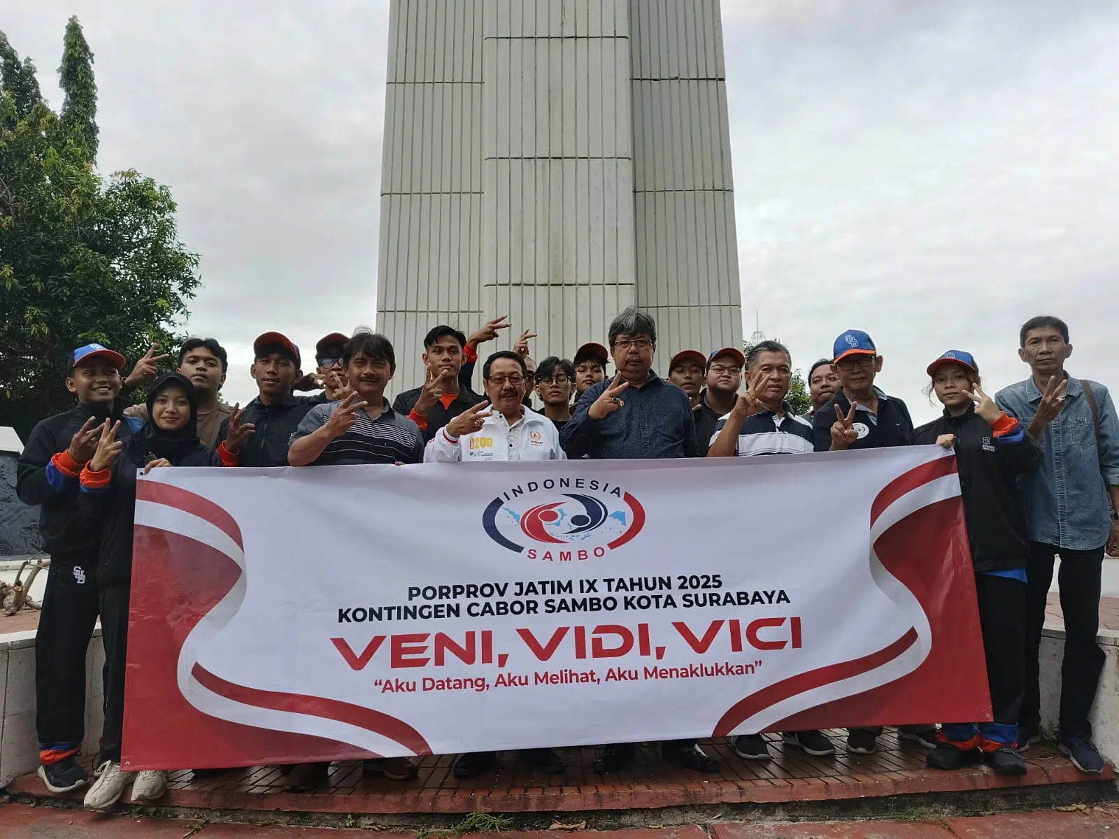 Sambo Surabaya All Out! Fajar Budianto lepas Empat belas Atlet untuk Porprov IX Jatim 2025