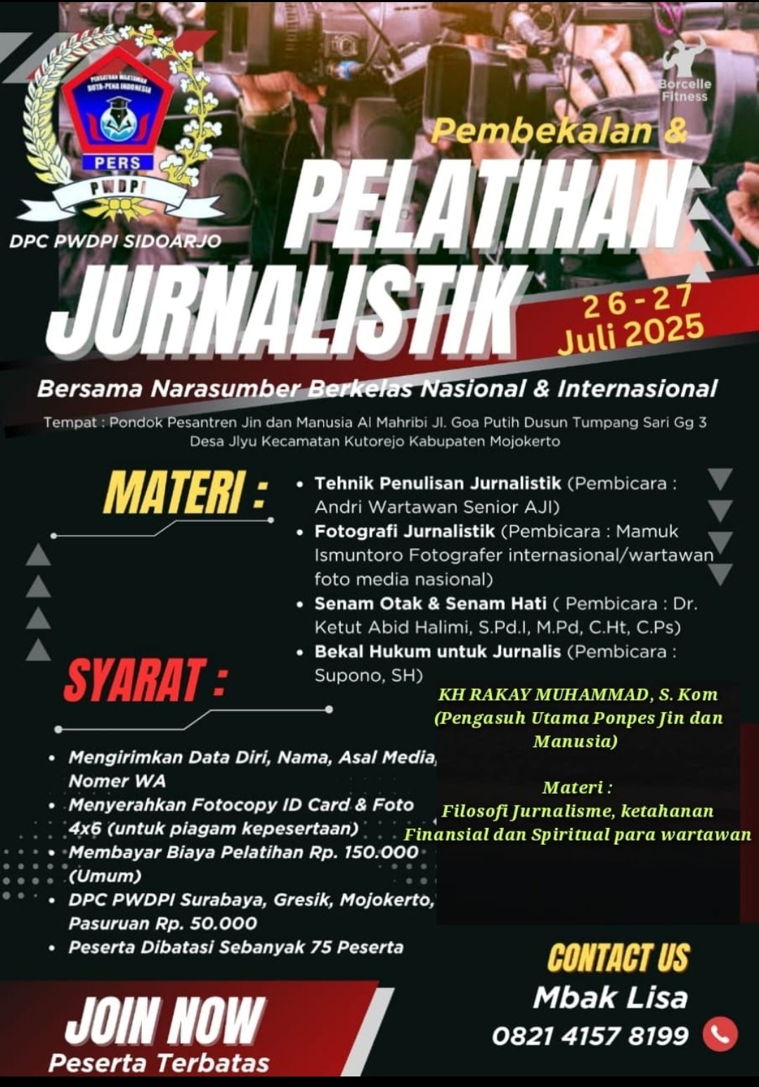 DPC PWDPI Sidoarjo Gelar Pembekalan dan Pelatihan Jurnalistik: Bangun Jurnalis yang Berkarakter dan Berintegritas 5 DPC PWDPI Sidoarjo Gelar Pembekalan dan Pelatihan Jurnalistik: Bangun Jurnalis yang Berkarakter dan Berintegritas