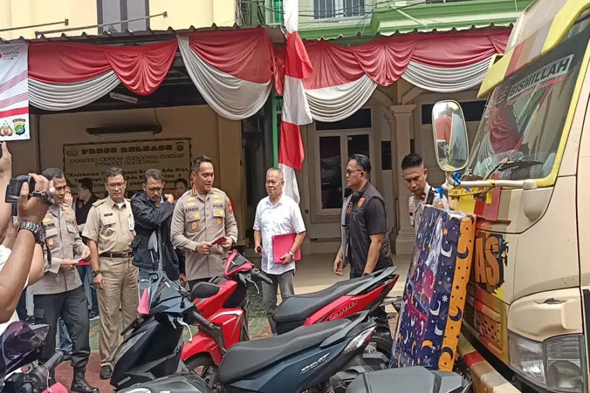 7 pelaku curanmor jaringan palembang ditangkap polisi sita 6 motor ren