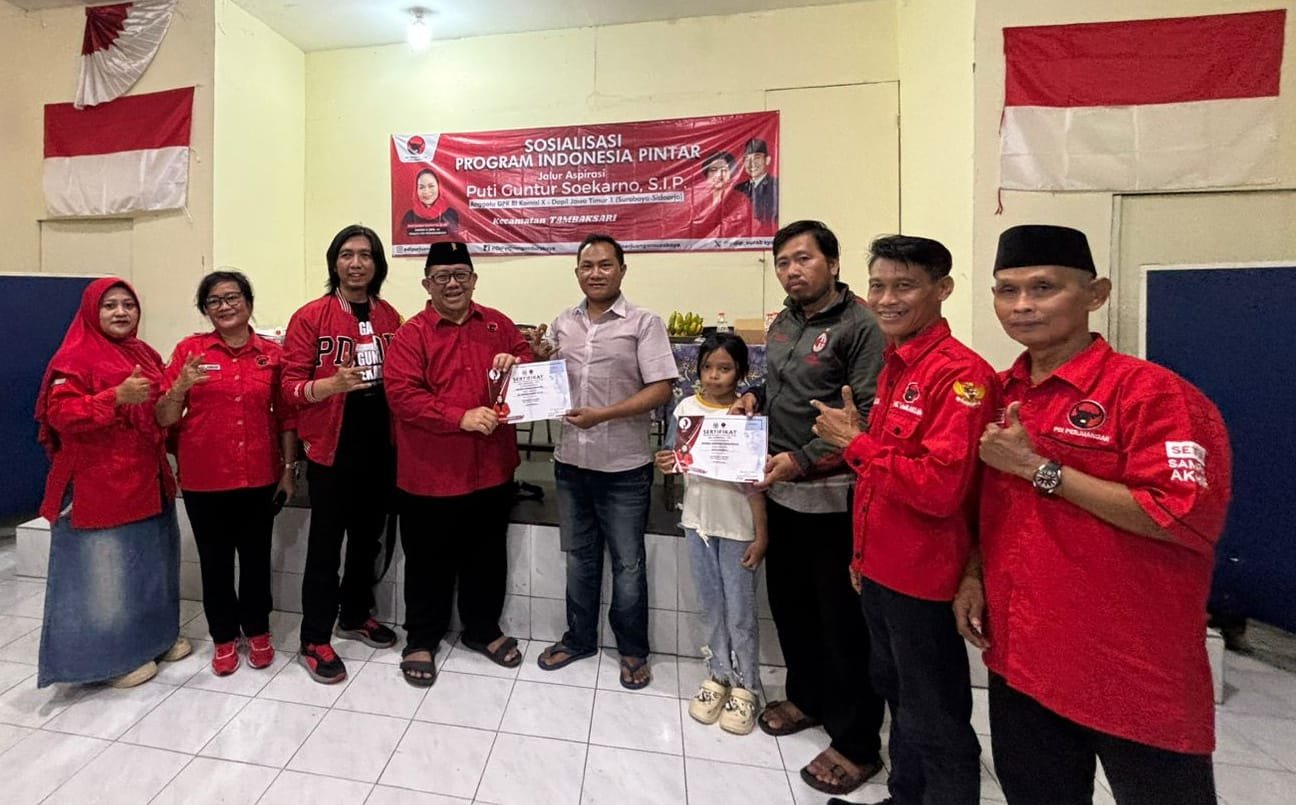 Giliran warga Kecamatan Semampir, Kenjeran dan Tambaksari dapat PIP: Terimakasih PDIP dan Mbak Puti