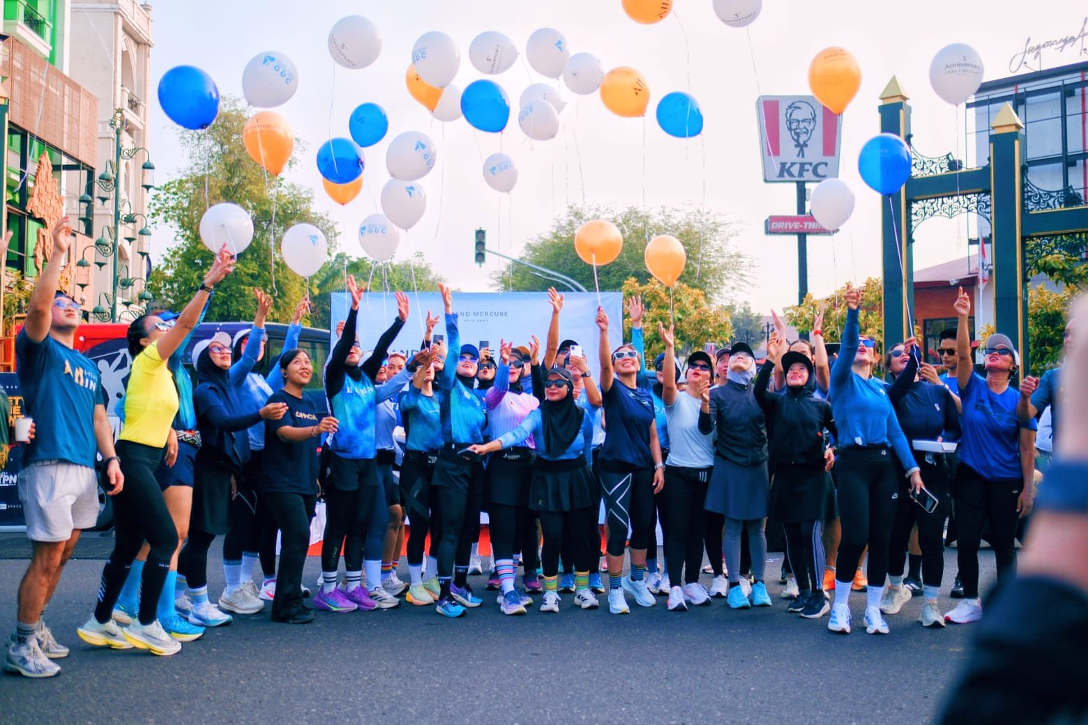 Bersama Masyarakat, Grand Mecure Solo Baru Turut Ramaikan Car Free Day Slamet Riyadi Solo