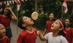 Lomba Kerupuk Anak Merah Putih