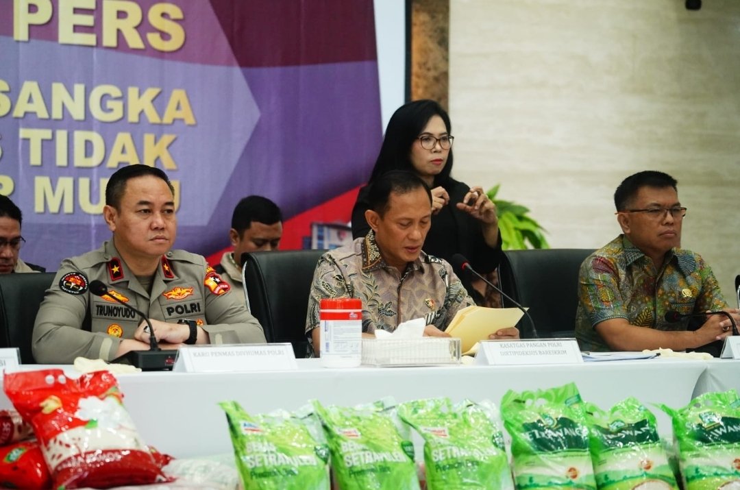 Polri Tetapkan Tiga Tersangka Kasus Beras Tak Sesuai Standar Mutu, Termasuk Direktur Utama PT FS