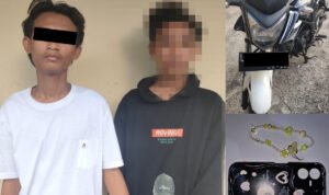 dua pemuda berinisial ag dan yh yang gagal menjambret ponsel 0zxk
