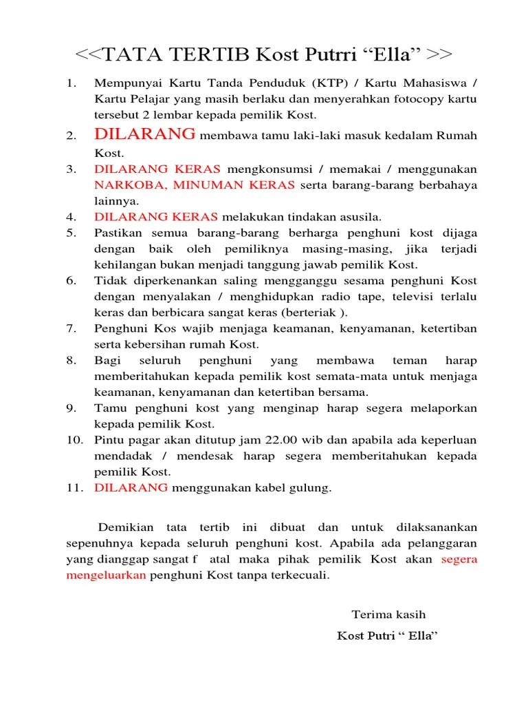 Aturan Kos-kosan di Surabaya Semakin Ketat, Pemilik Harus Tinggal Satu Area dengan Penyewa 1 Aturan Kos-kosan di Surabaya Semakin Ketat, Pemilik Harus Tinggal Satu Area dengan Penyewa
