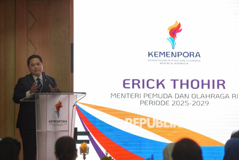 Sambutan Erick Thohir, Tekankan Kolaborasi dan Jalur Olahraga Nasional