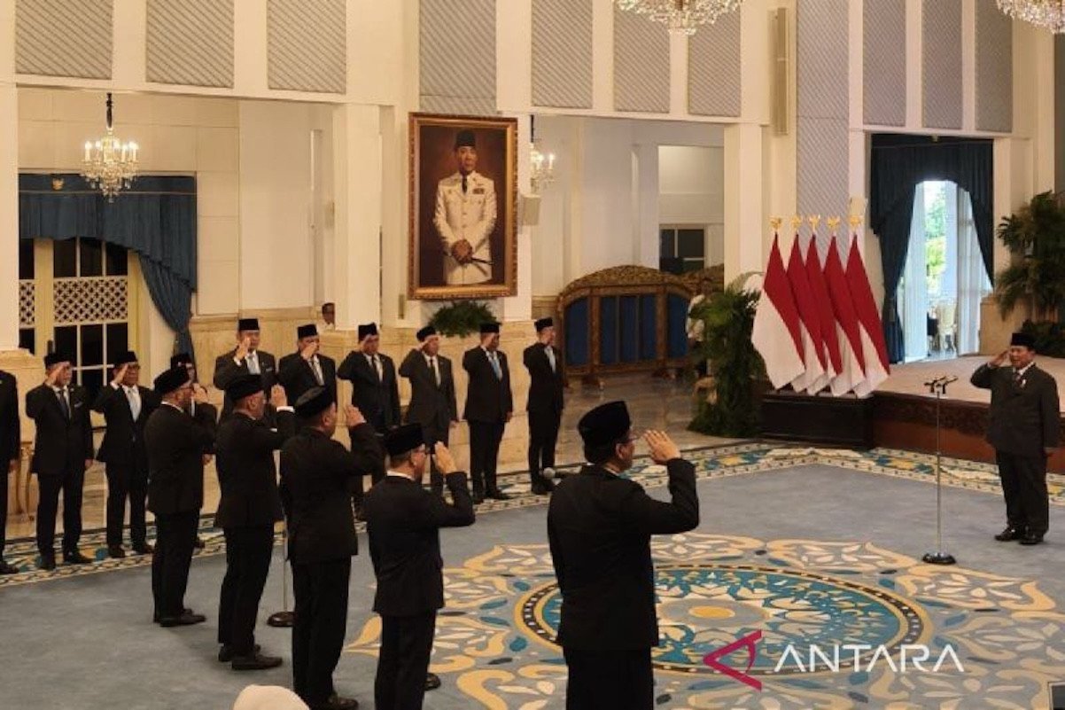 Prabowo Ucapkan Terima Kasih kepada Menteri yang Diganti