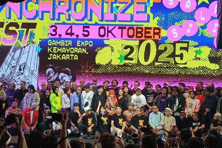 Line-up Synchronize Fest Hari Kedua, Guruh Gipsy hingga Musik Rangga & Cinta
