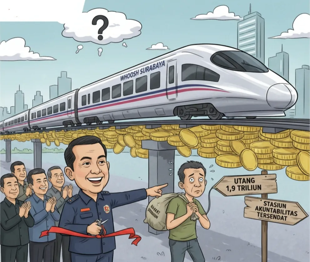 Utang 1,9 Triliun Pemkot Surabaya: Jangan Sampai Bernasib “Whoosh” 1 Utang 1,9 Triliun Pemkot Surabaya: Jangan Sampai Bernasib “Whoosh”