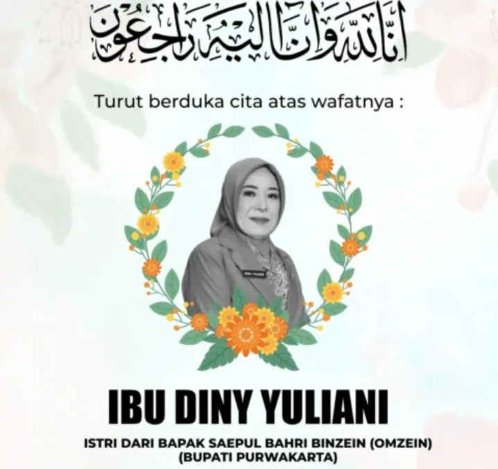 Duka Membalut Kota Purwakarta, Ratusan Orang Antar Istri Bupati ke Peristirahatan Terakhir 1 Purwakarta