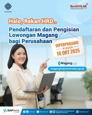 Magang Kemnaker 2025: Persyaratan, Jadwal, dan Pendaftaran 9 Magang Kemnaker 2025