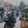 Polres Pasuruan Bersama Toga Tomas dan Komunitas Gelar Touring Bersholawat Untuk Kamseltibcarlantas