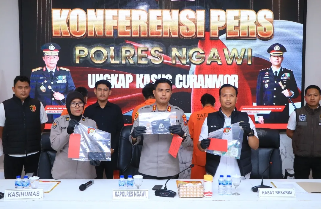 Kurang dari 24 Jam, Polres Ngawi Berhasil Ungkap Kasus Curanmor 17 TKP Lintas Provinsi 1 Kurang dari 24 Jam, Polres Ngawi Berhasil Ungkap Kasus Curanmor 17 TKP Lintas Provinsi