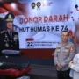 Humas Polri Gelar Donor Darah Serentak, Terkumpul 16.619 Kantong dalam Rangka Hari Jadi ke-74
