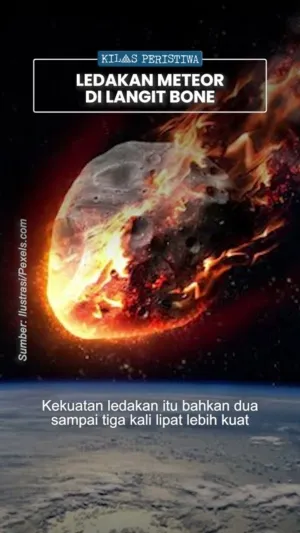 Dentuman Hebat di Langit, Warga Tegal Temukan Batu Hitam 3 Kg Diduga Meteor 2 Dentuman Hebat di Langit, Warga Tegal Temukan Batu Hitam 3 Kg Diduga Meteor