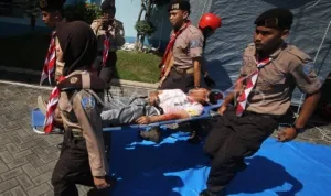 simulasi penanganan bencana jwg7 dom