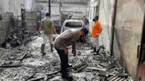 Pom Mini Korslet di Kediri Ludes Terbakar, Kerugian Rp 50 Juta