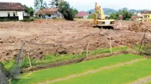 Lahan Pertanian di Jombang Mengalami Penyusutan