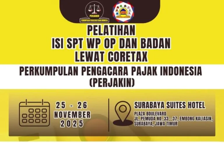 PERJAKIN dan AHBI Gelar Pelatihan Pengisian SPT Lewat CoreTax  Dorong Profesional Pajak Kuasai Sistem Pelaporan Pajak Modern 1 PERJAKIN dan AHBI Gelar Pelatihan Pengisian SPT Lewat CoreTax  Dorong Profesional Pajak Kuasai Sistem Pelaporan Pajak Modern