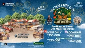 Pesta Tahun Baru Paling Pecah di Surabaya! Pasar Bang Boyo Siap Guncang Palm Park Hotel Sambut 2026