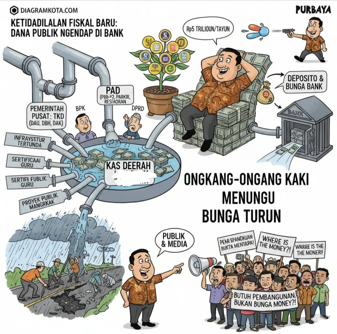 Uang Daerah Tidur di Bank, Menanti Bunga atau Menanti Pembangunan?