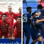 Kolase Foto Arema FC Vs Persija Jakarta