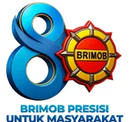 LOGO HUT KE 80 KORPS BRIMOB POLRI 2025
