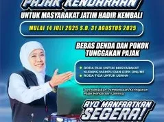 Pemerintah Provinsi Jawa Timur Gelar Pemutihan Pajak Kendaraan Bermotor 2025 239x300 1