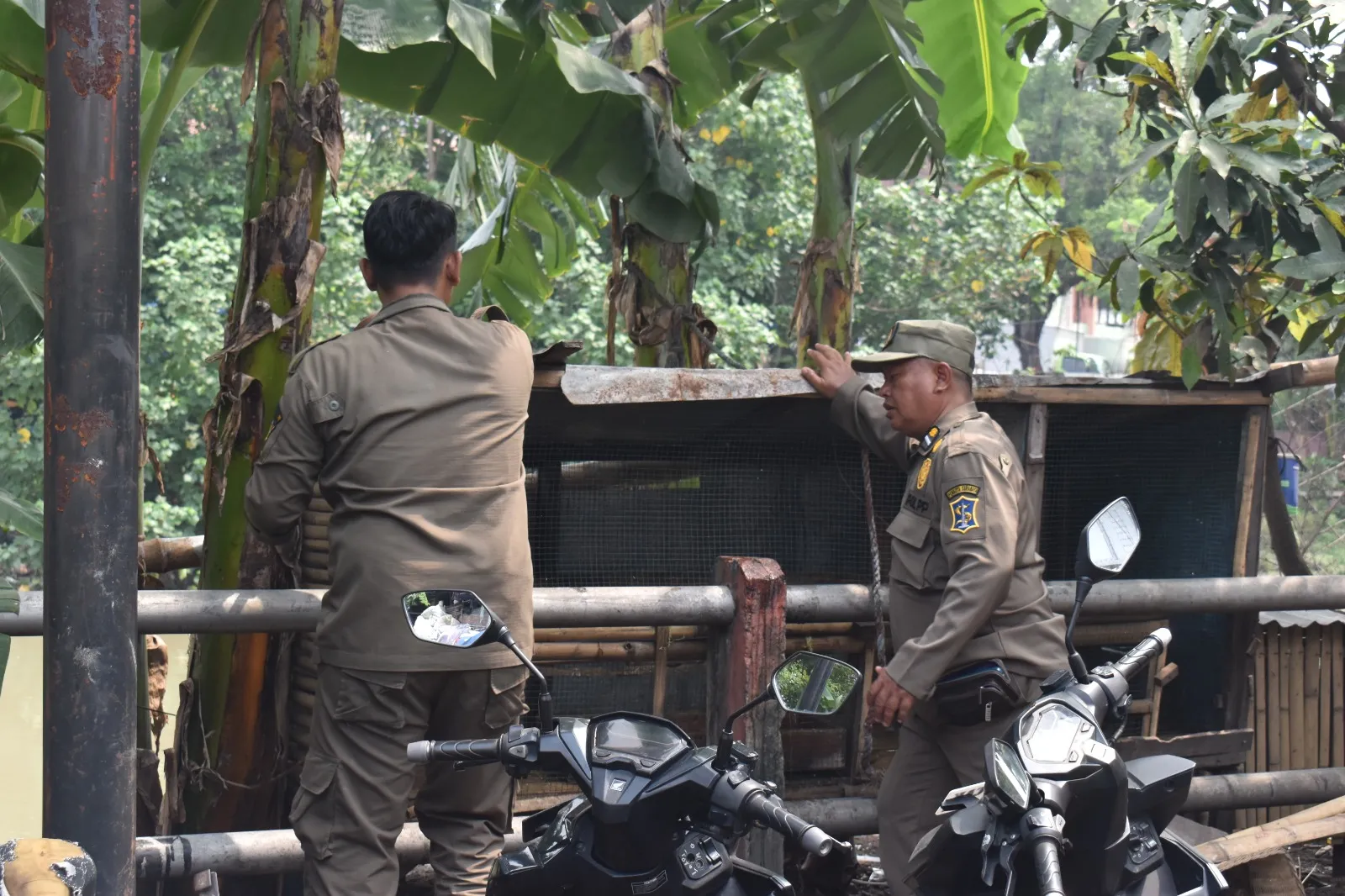 Satpol PP Surabaya Tertibkan PKL dan Parkir Liar di Jalan Johar–Sulung, Fungsi Jalan dan Saluran Dikembalikan