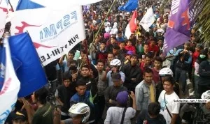 Salah satu aksi buruh tahun 2012 di Cikarang 300x225 1