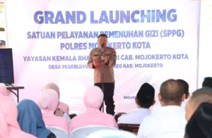Kapolres Mojokerto Kota Resmikan SPPG Dukung Penuh Program Makan Bergizi Gratis
